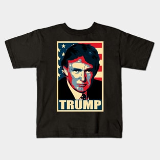 Donald Trump Stars And Stripes Kids T-Shirt